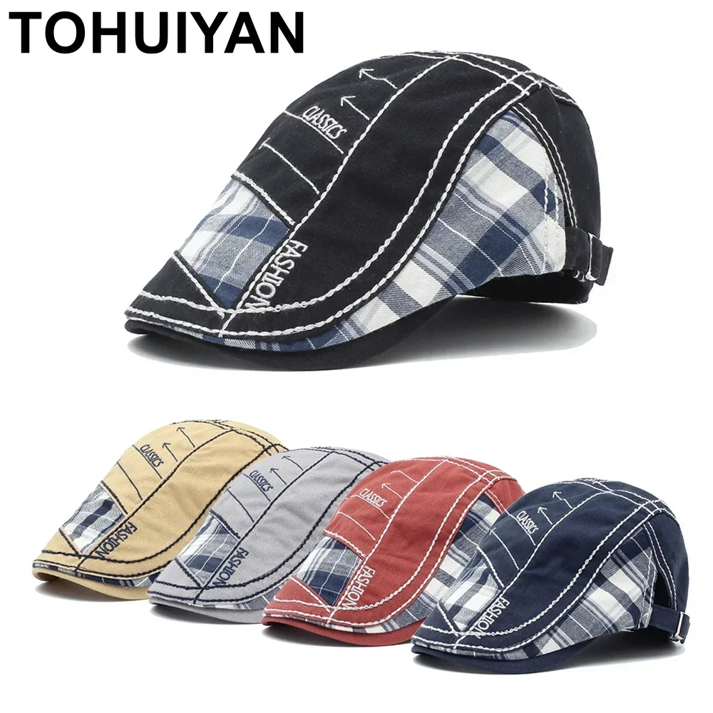 Newsboy Cap Ivy - 2026 Markalı Pamuklu Gazeteci Şapkası Erkekler