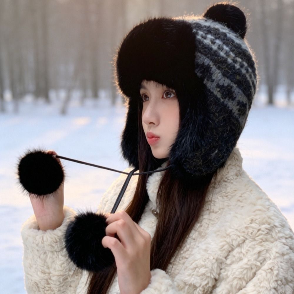 Şık Polyester Örme Kulaklıklı  - Trapper Hat Ear Flap incelemesi ve fiyatı
