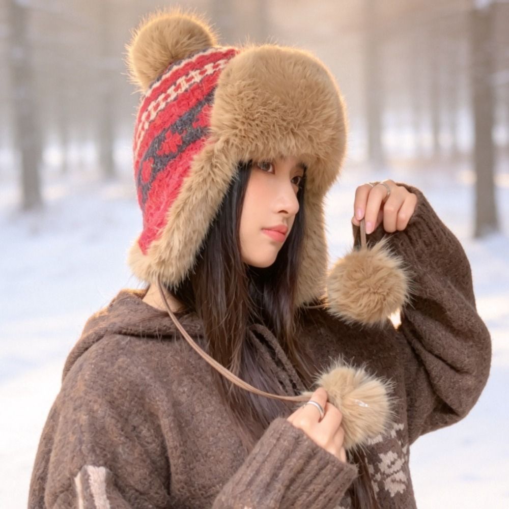 Şık Polyester Örme Kulaklıklı  - Trapper Hat Ear Flap incelemesi ve fiyatı