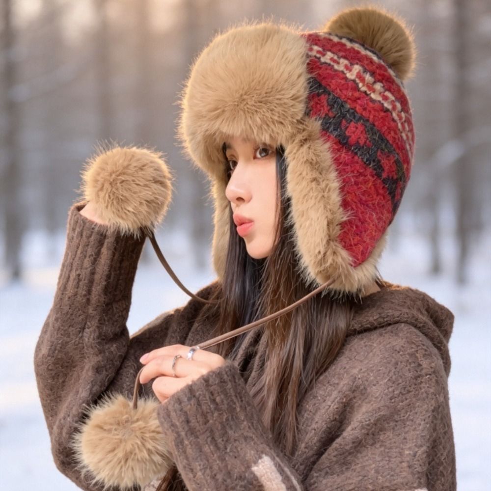 Şık Polyester Örme Kulaklıklı  - Trapper Hat Ear Flap incelemesi ve fiyatı