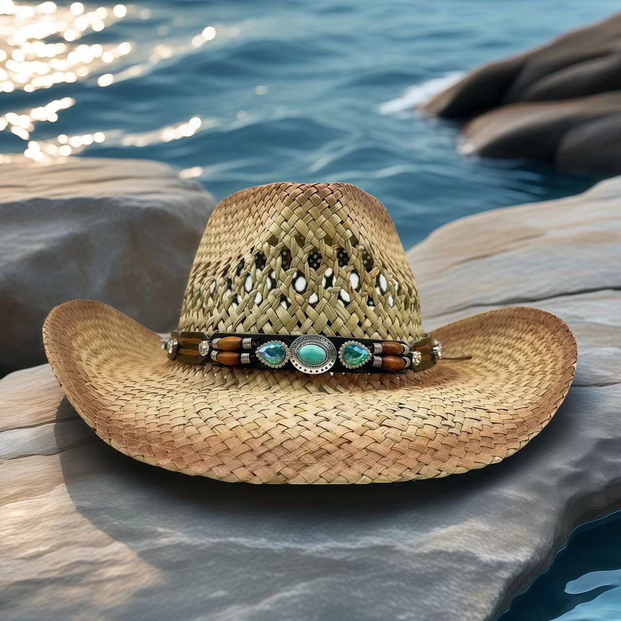 Rhinestone kovboy şapkası hası - Cowboy Hat Straw incelemesi ve fiyatı